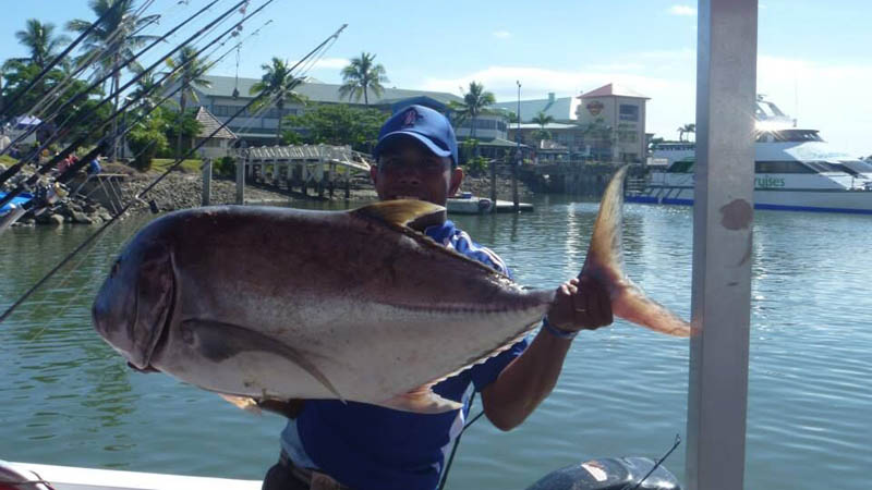 Join the friendly team at PJ’s sailing for an unforgettable half day Fiji fishing tour!